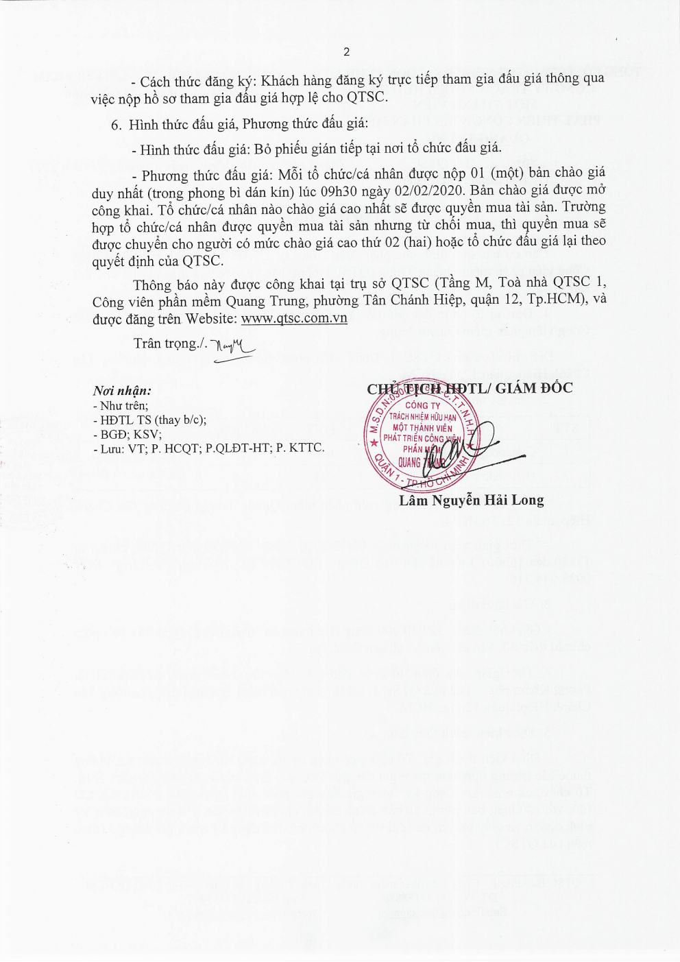 Thông báo v/v Bán thanh lý máy lạnh