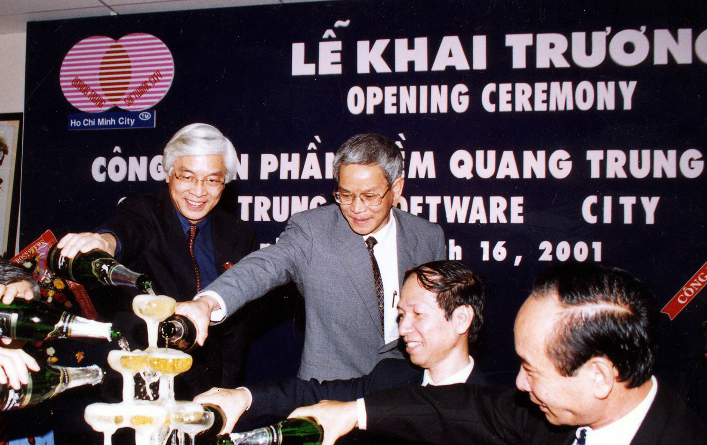 Lễ khai trương Công viên phần mềm Quang Trung (16/03/2001)
