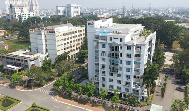 Một góc Công viên phần mềm Quang Trung. Ảnh: QSTC