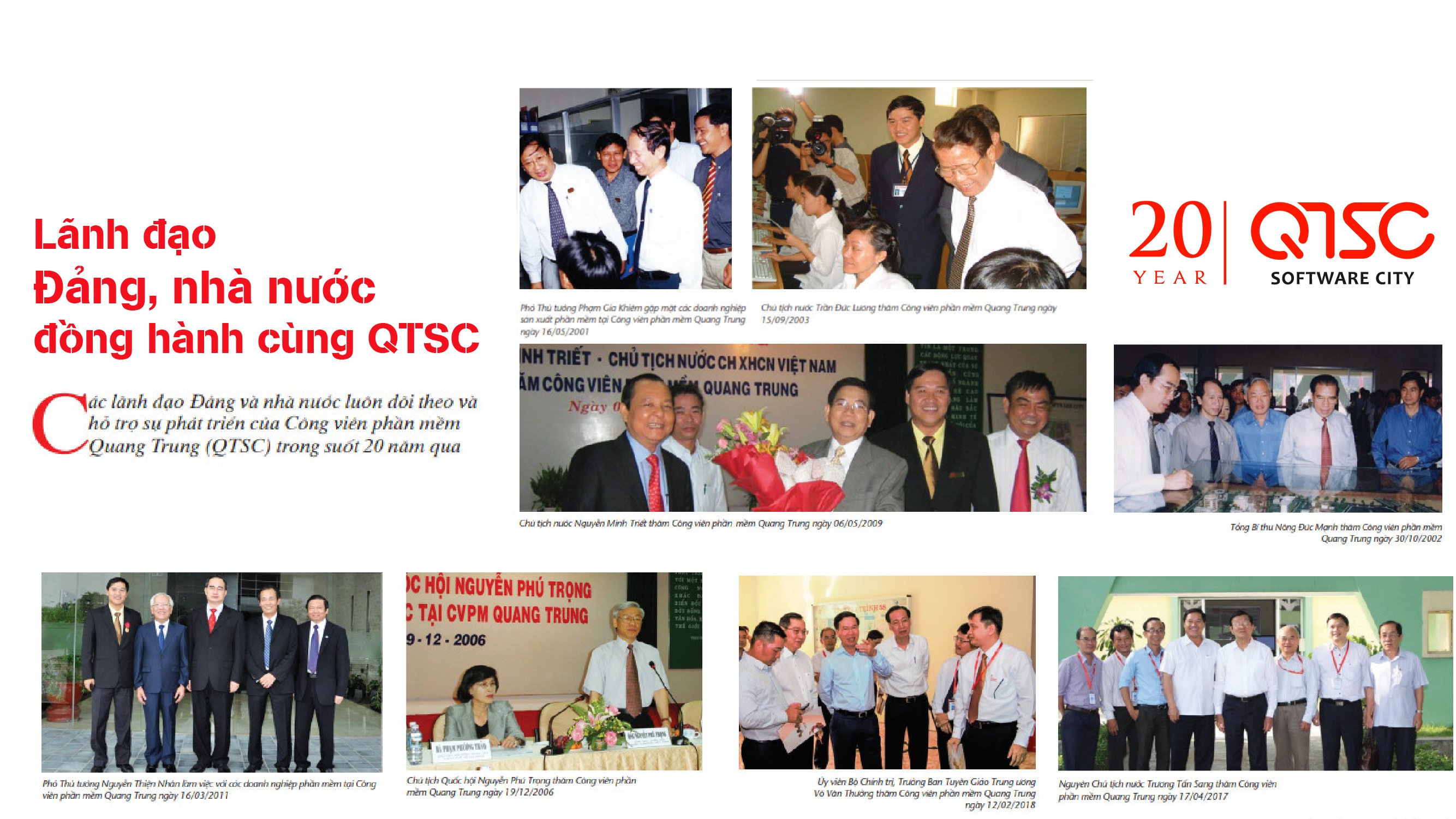 Quang Trung Software City (QTSC) 20年間の建設と開発