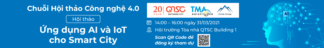 Mời tham dự Hội thảo “Ứng dụng AI và IoT cho Smart City”