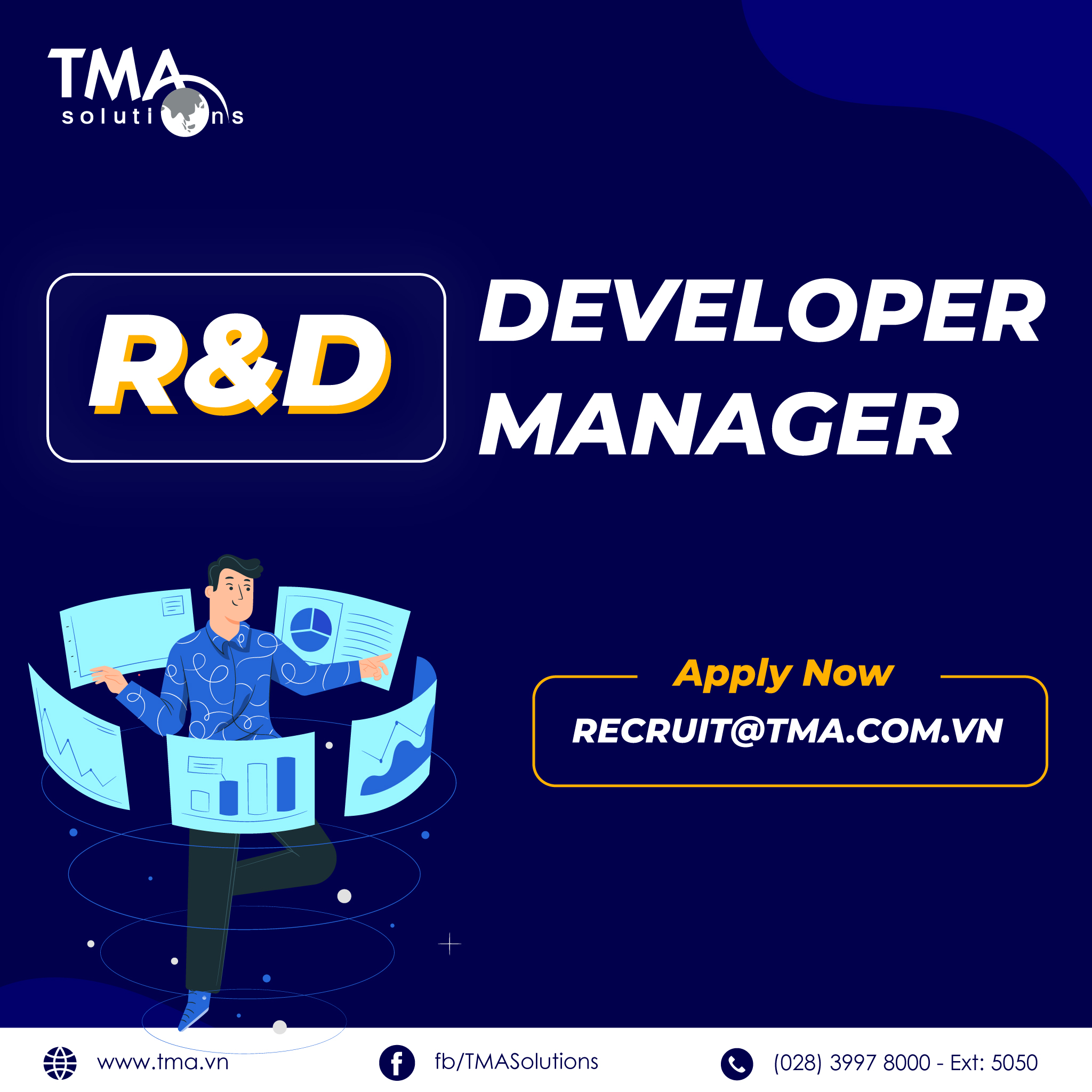 TMA Solutions is hiring R&D Developer Manager