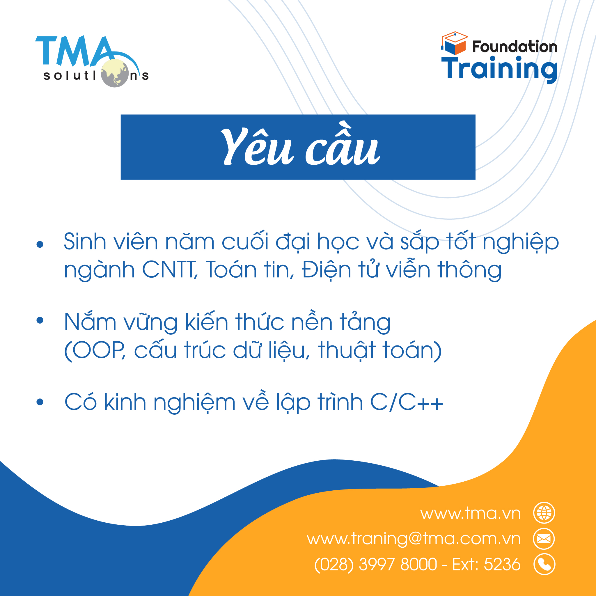 TMA Solutions tuyển dụng C/C++ Developer cho dự án 5G không yêu cầu kinh nghiệm