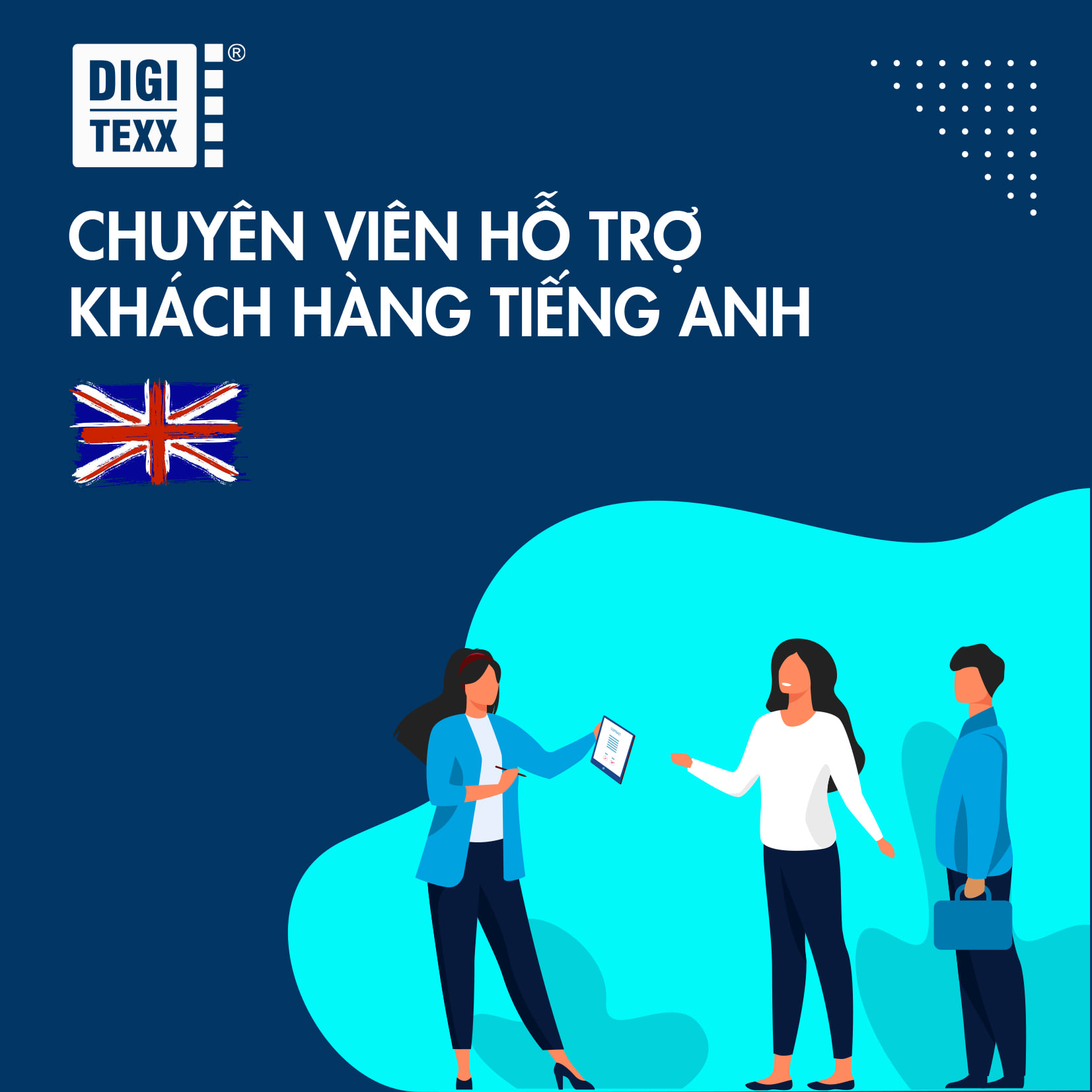 DIGI-TEXX tuyển dụng Chuyên viên cho Khối dự án tiếng Đức/Anh/Nhật