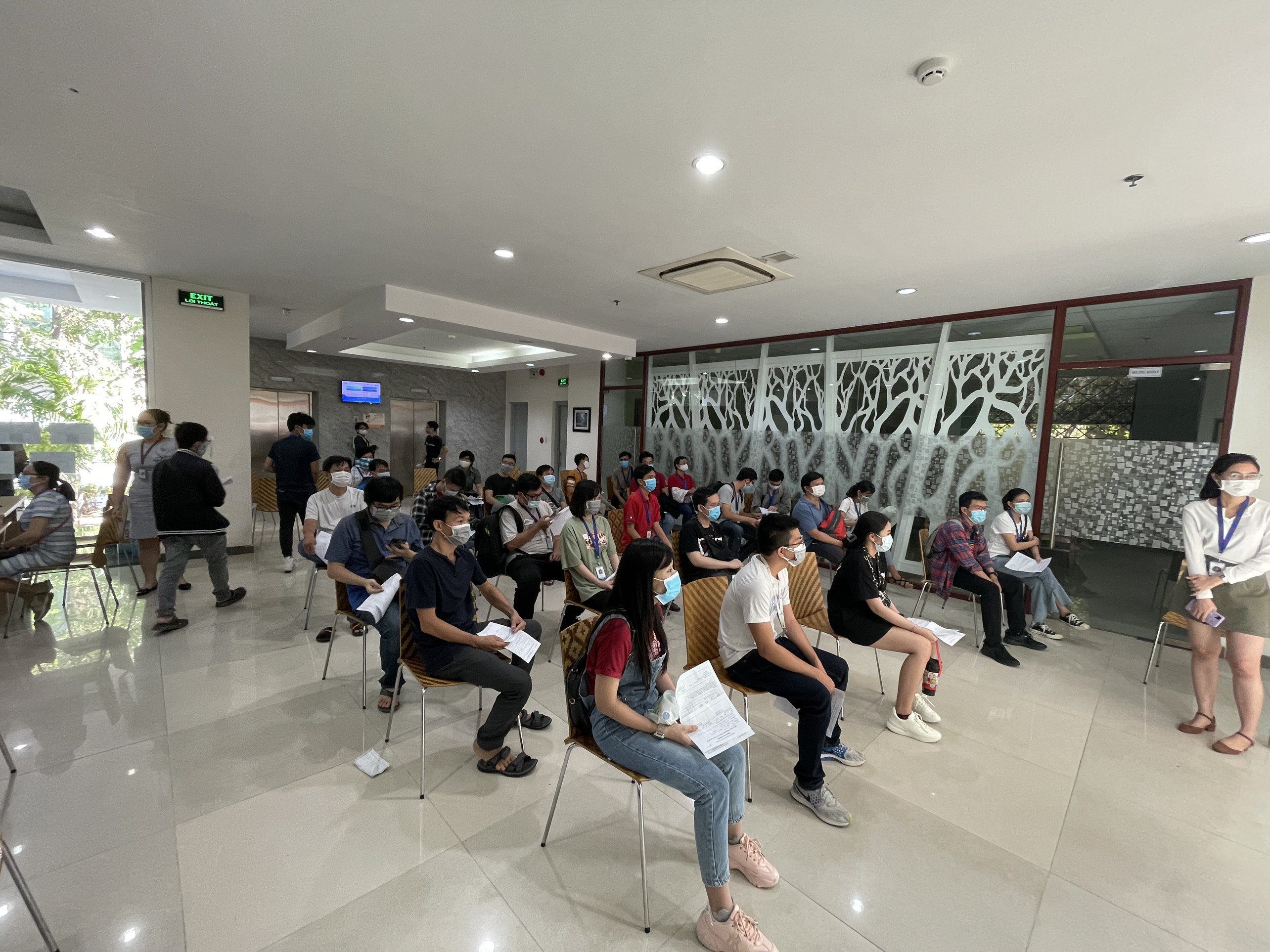 ngày tiêm vaccine phòng Covid-19 thứ 4 tại Công viên phần mềm Quang Trung