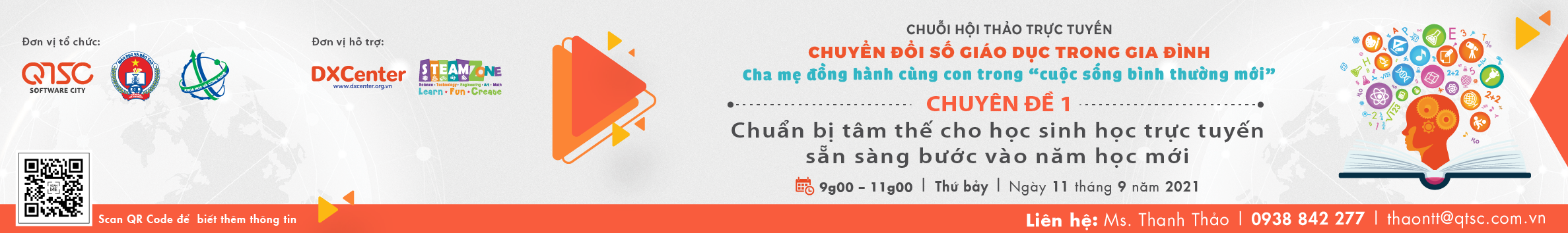 Hội thảo trực tuyến: Chuẩn bị tâm thế cho trẻ học trực tuyến sẵn sàng bước vào năm học mới