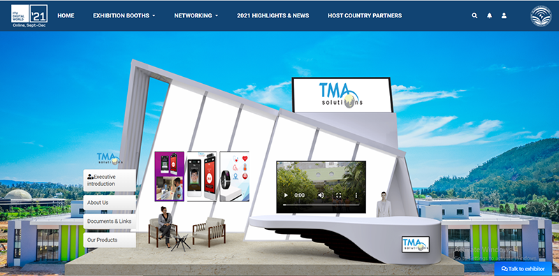 Hình 3: Gian hàng trực tuyến của công ty TMA Solutions