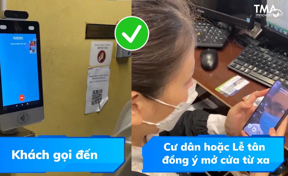 T-Access, T-Building: Hệ thống kiểm soát ra vào tòa nhà chung cư