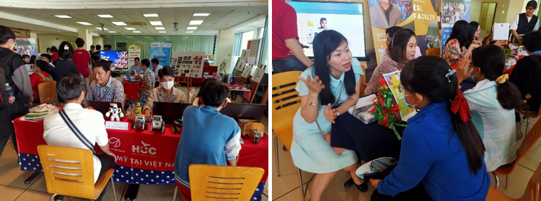 Được tư vấn nghề nghiệp trực tiếp với các giảng viên phụ trách từng chuyên ngành của trường