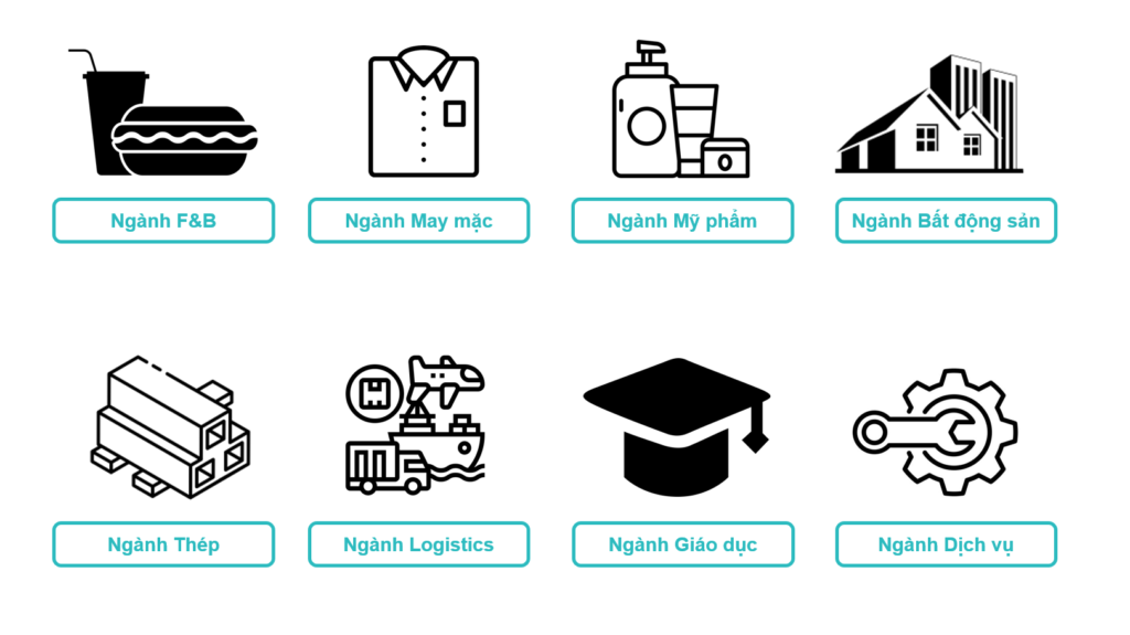 Các ngành nghề BTM Global đã triển khai giải pháp