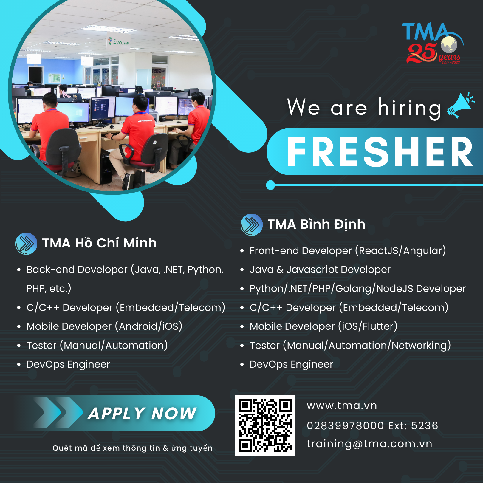 TMA is hiring Fresher