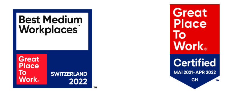 TeamWork recognized as one of the “Best Workplaces Switzerland” 2022!