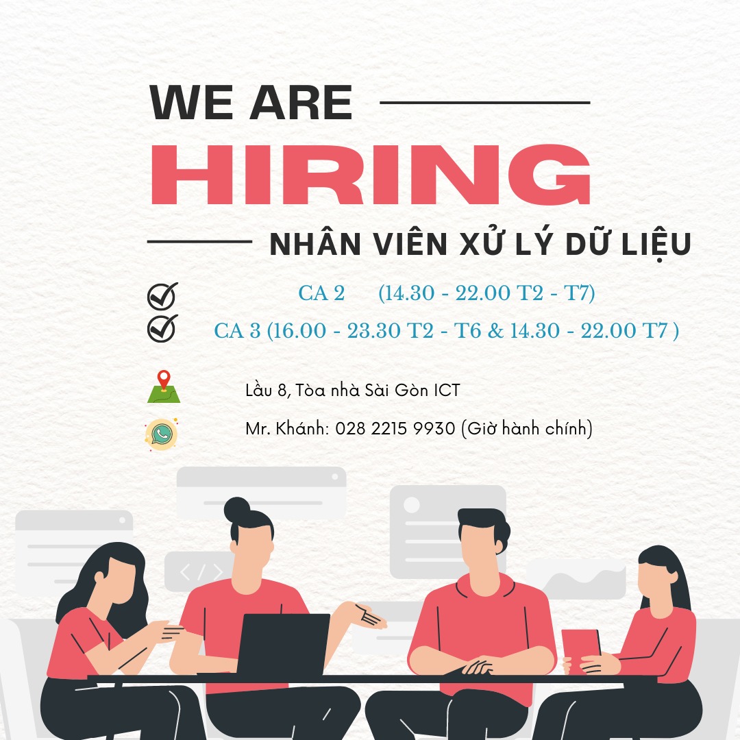 SPS tuyển dụng Nhân viên xử lý dữ liệu