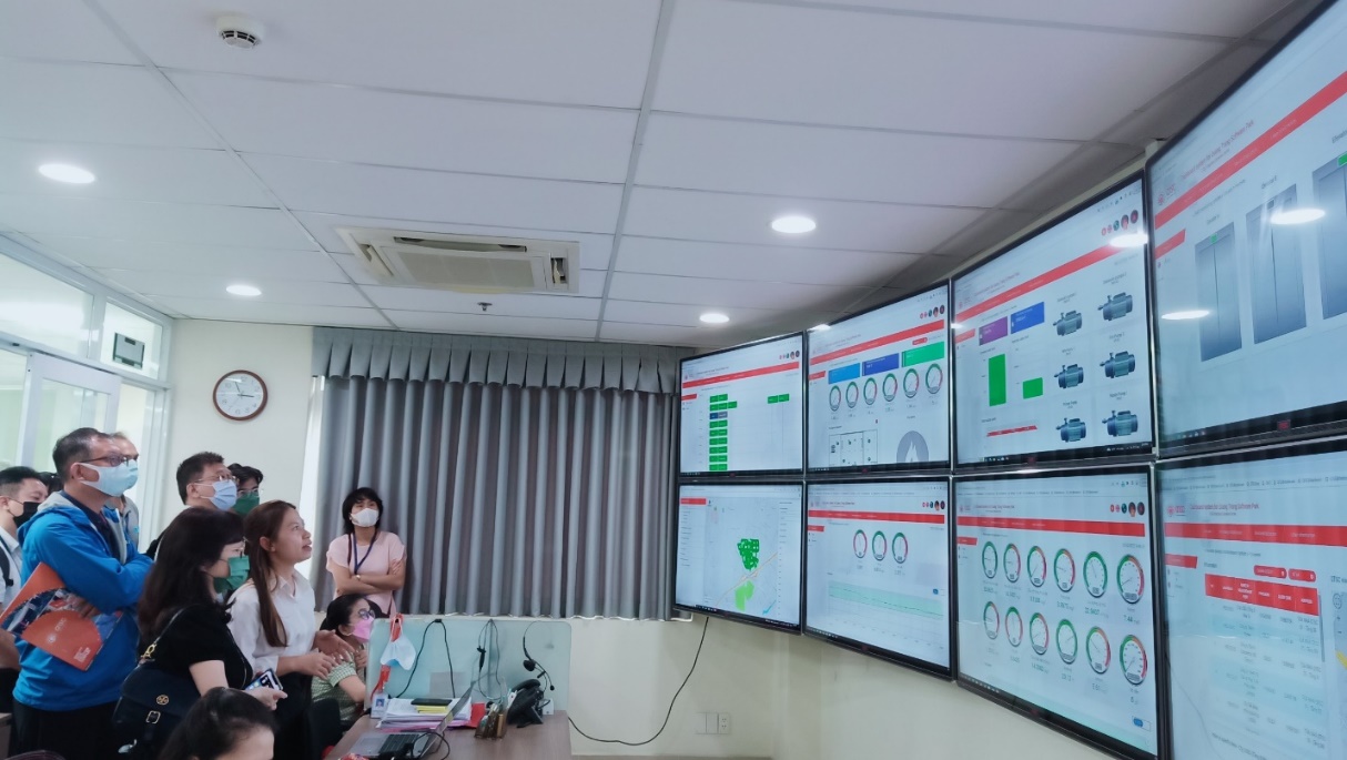 Tham quan và nghe giới thiệu tại QTSC IOC