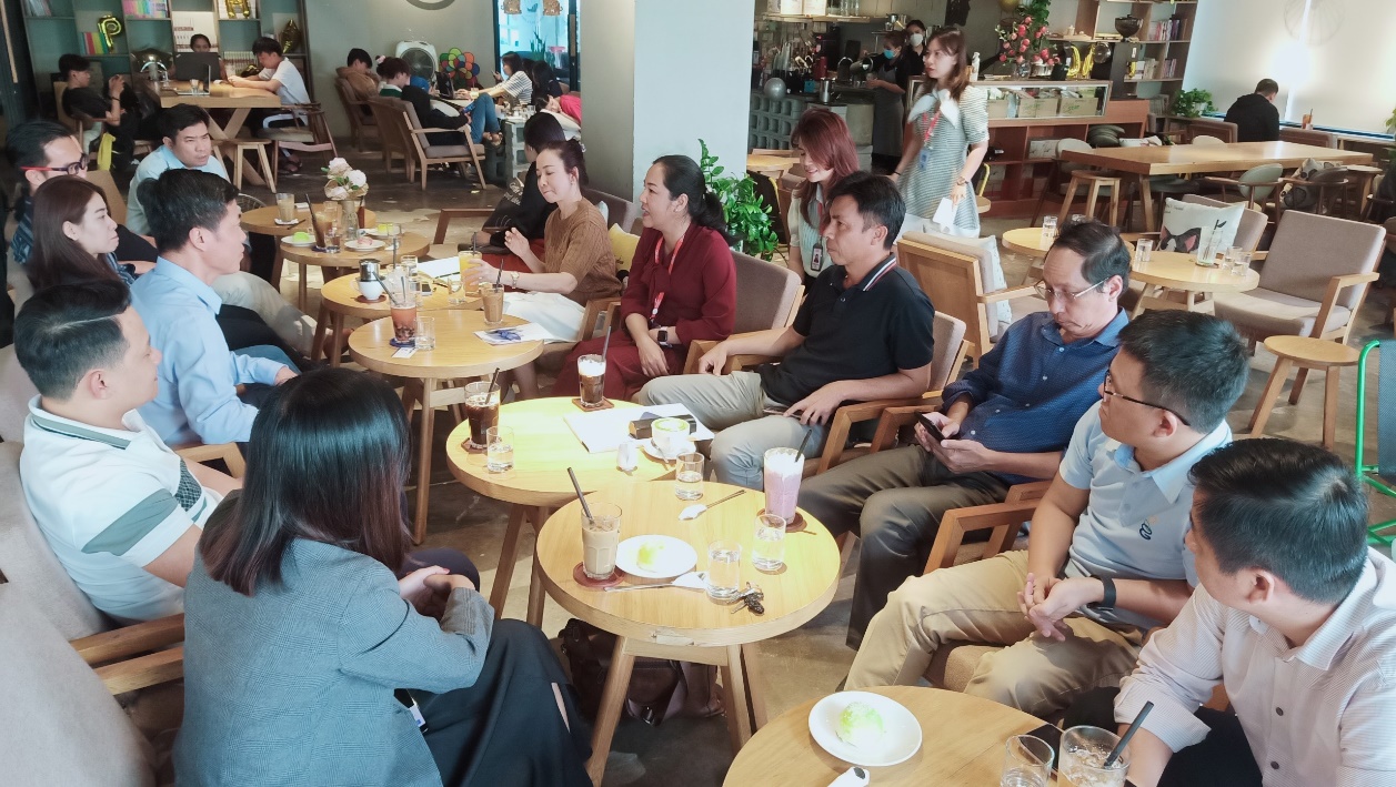 Photos of the meeting of QTSC CEO Club in early 2023