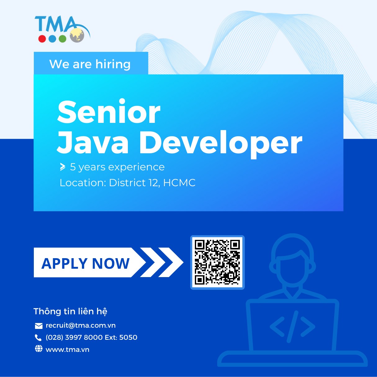 TMA is hiring Senior Java Developer