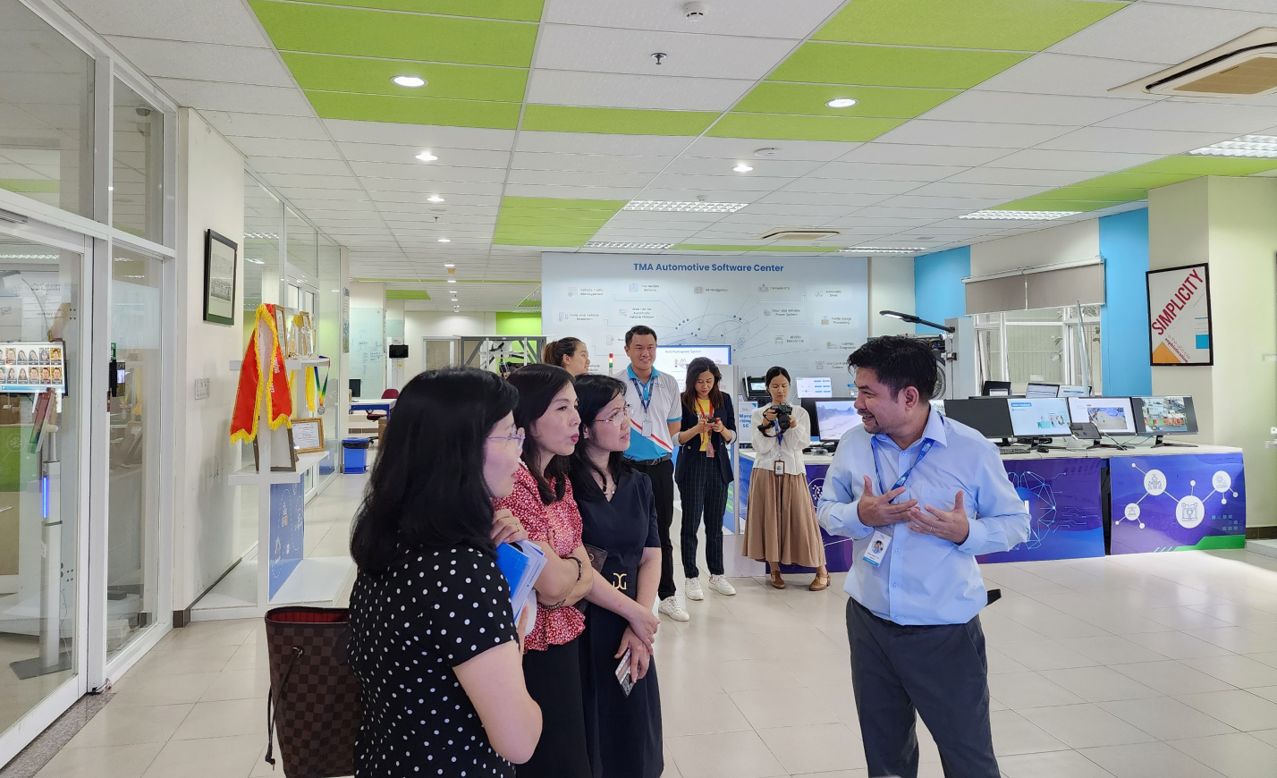 Visiting TMA Solutions company with technologies applied AI and IoT
