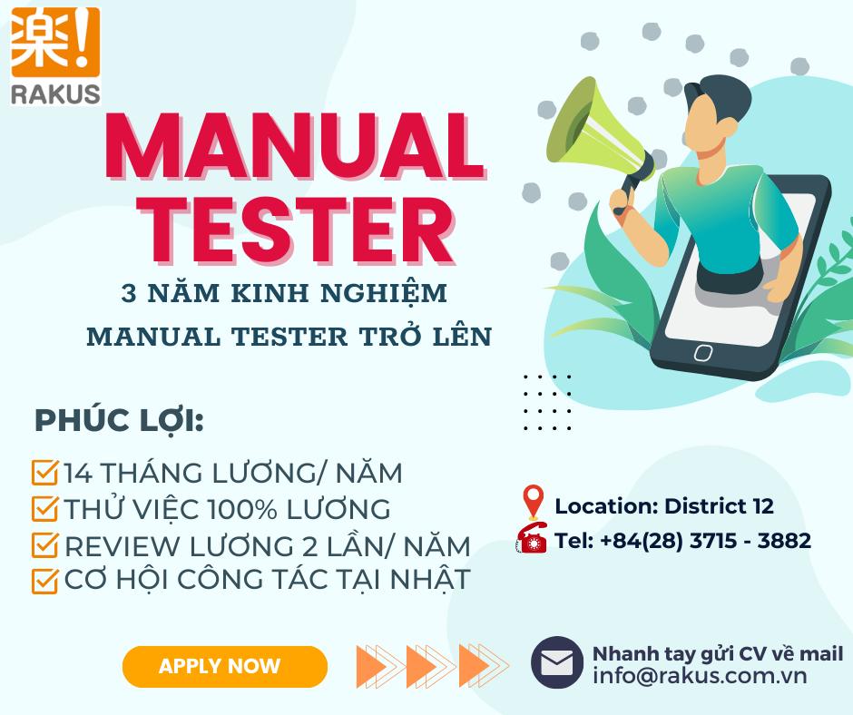 Rakus Vietnam tuyển dụng các vị trí Tester