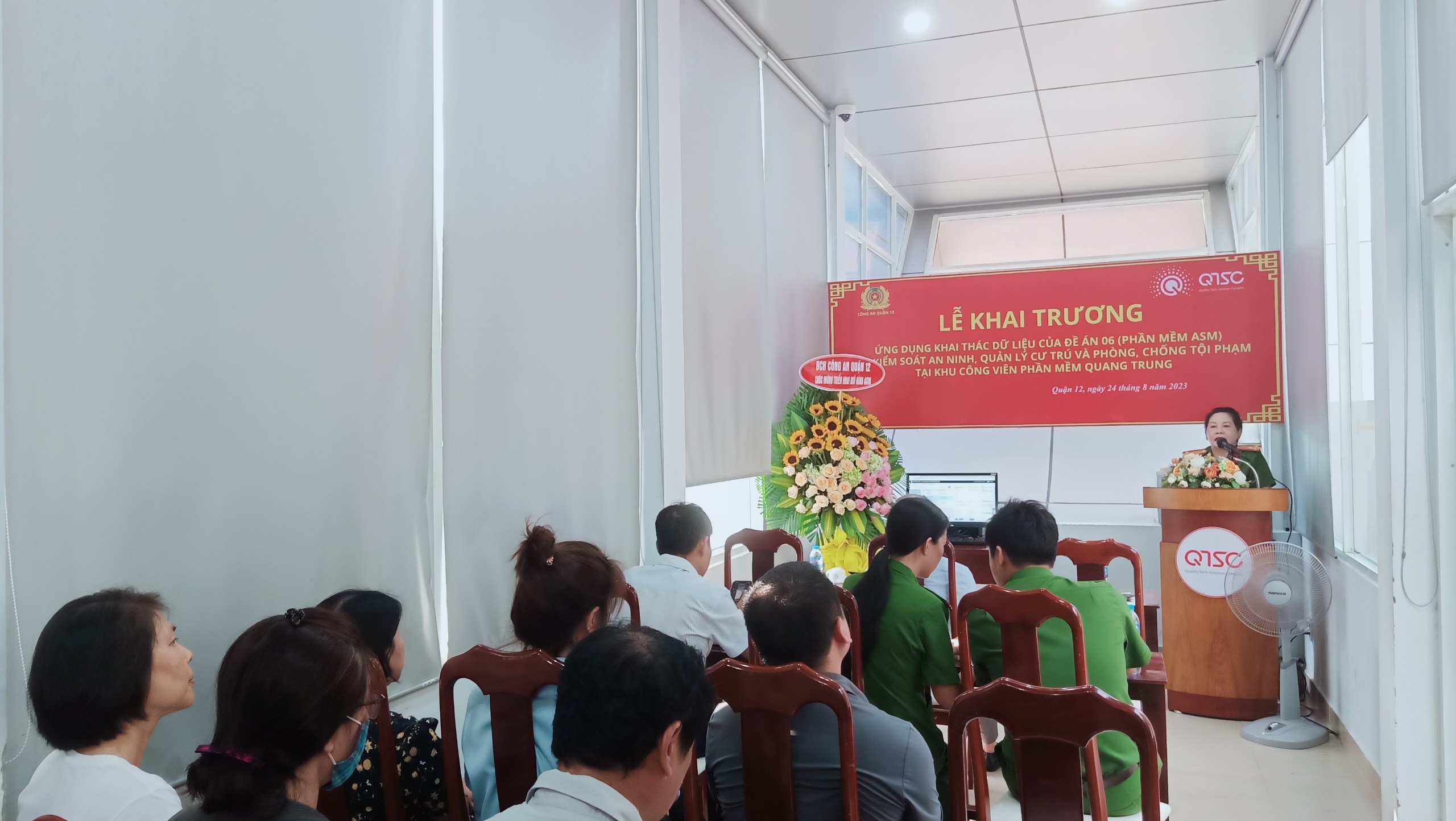 Một số hình ảnh buổi lễ khai trương phần mềm khai báo lưu trú trực tuyến ASM