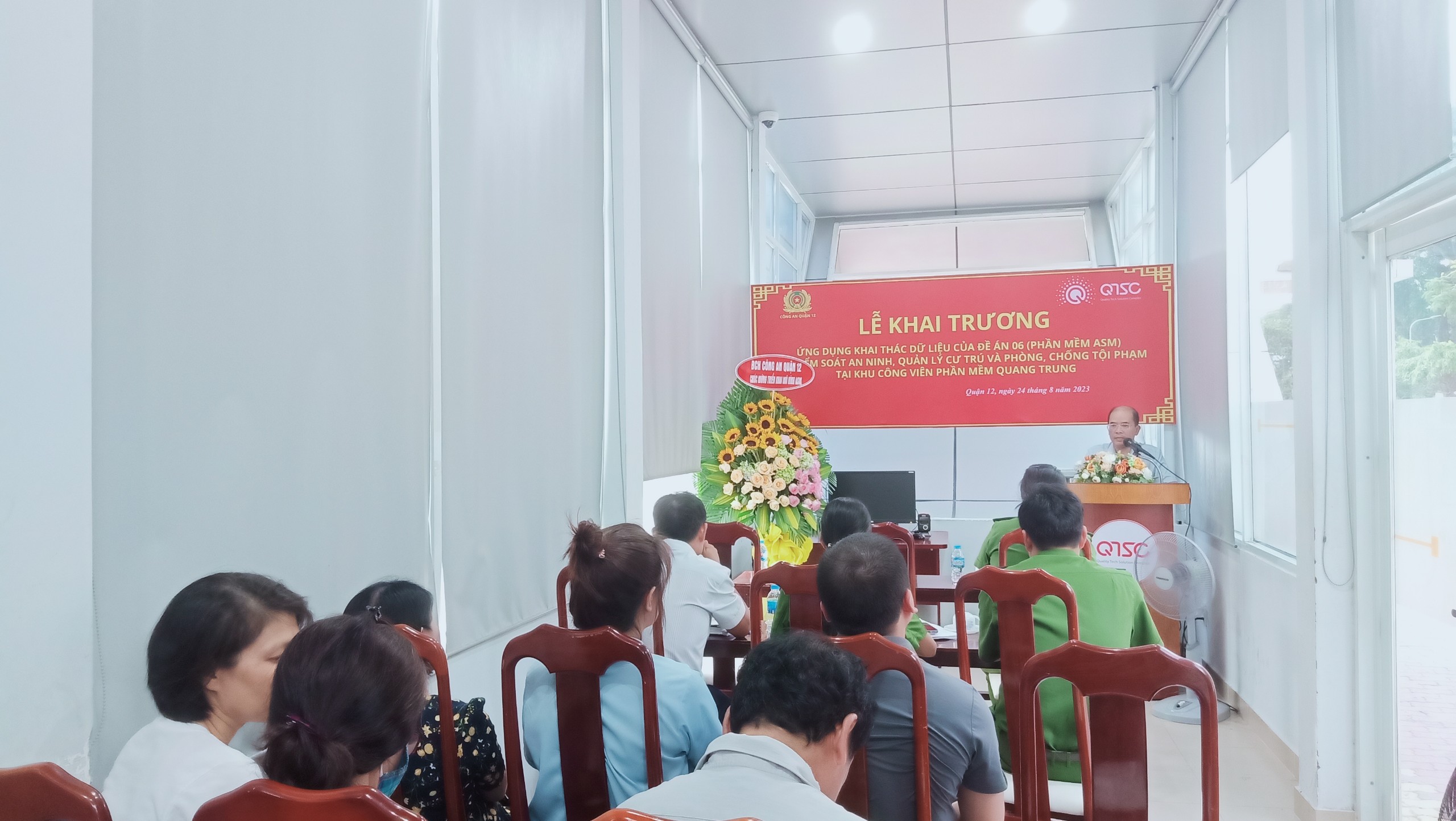 Một số hình ảnh buổi lễ khai trương phần mềm khai báo lưu trú trực tuyến ASM