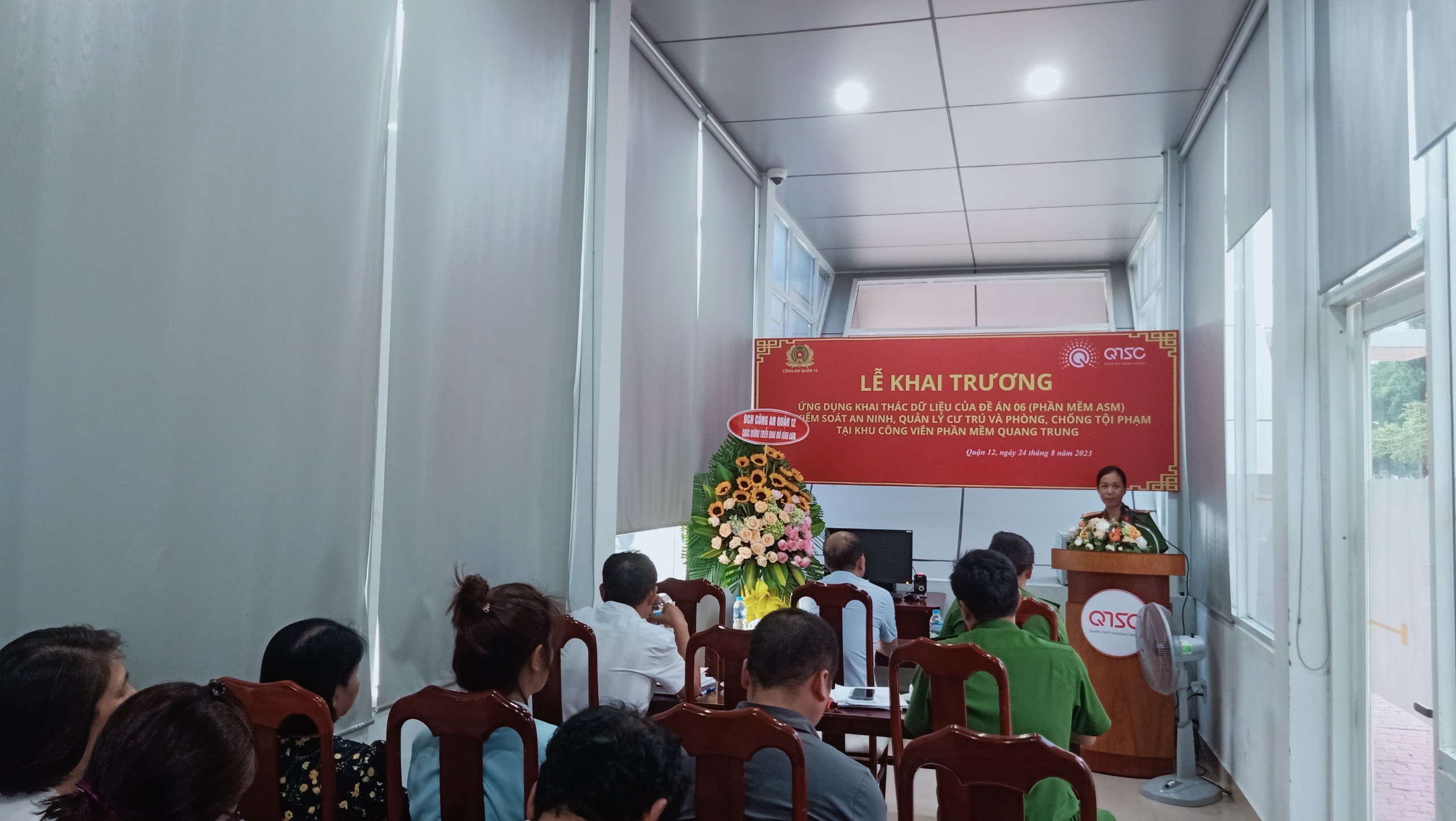 Một số hình ảnh buổi lễ khai trương phần mềm khai báo lưu trú trực tuyến ASM
