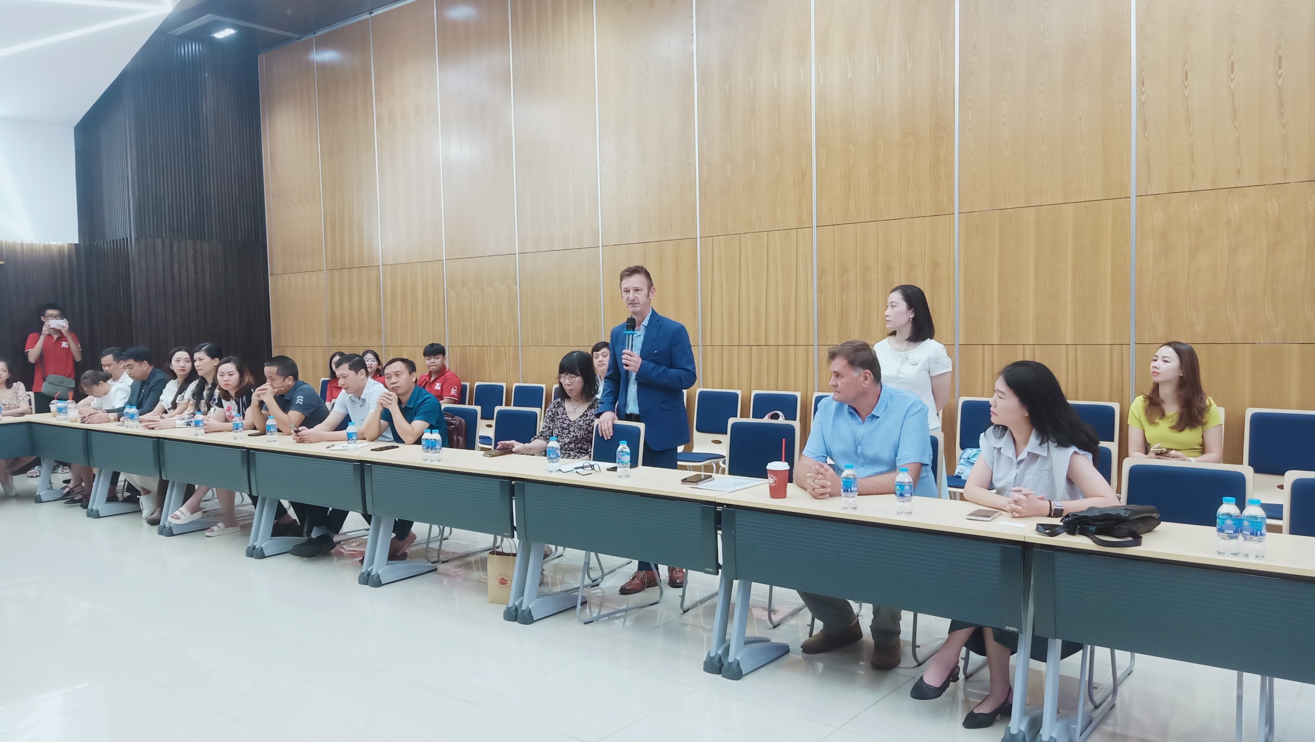 Representative from the delegation – Mr. Dorel Manitiu, Project coordinator of MOTIVE – Alma Laurea shared the purpose of the visit