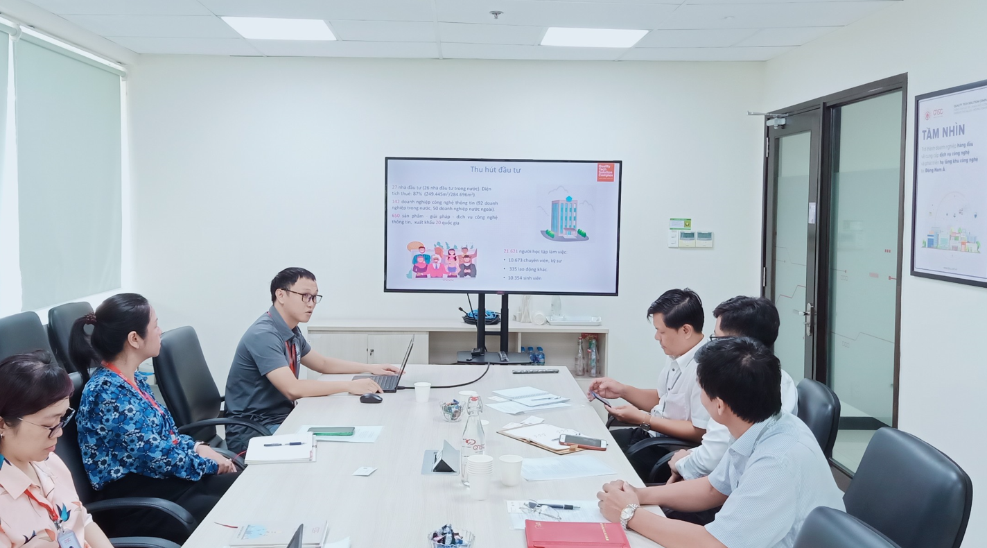 DNTU làm việc tại QTSC