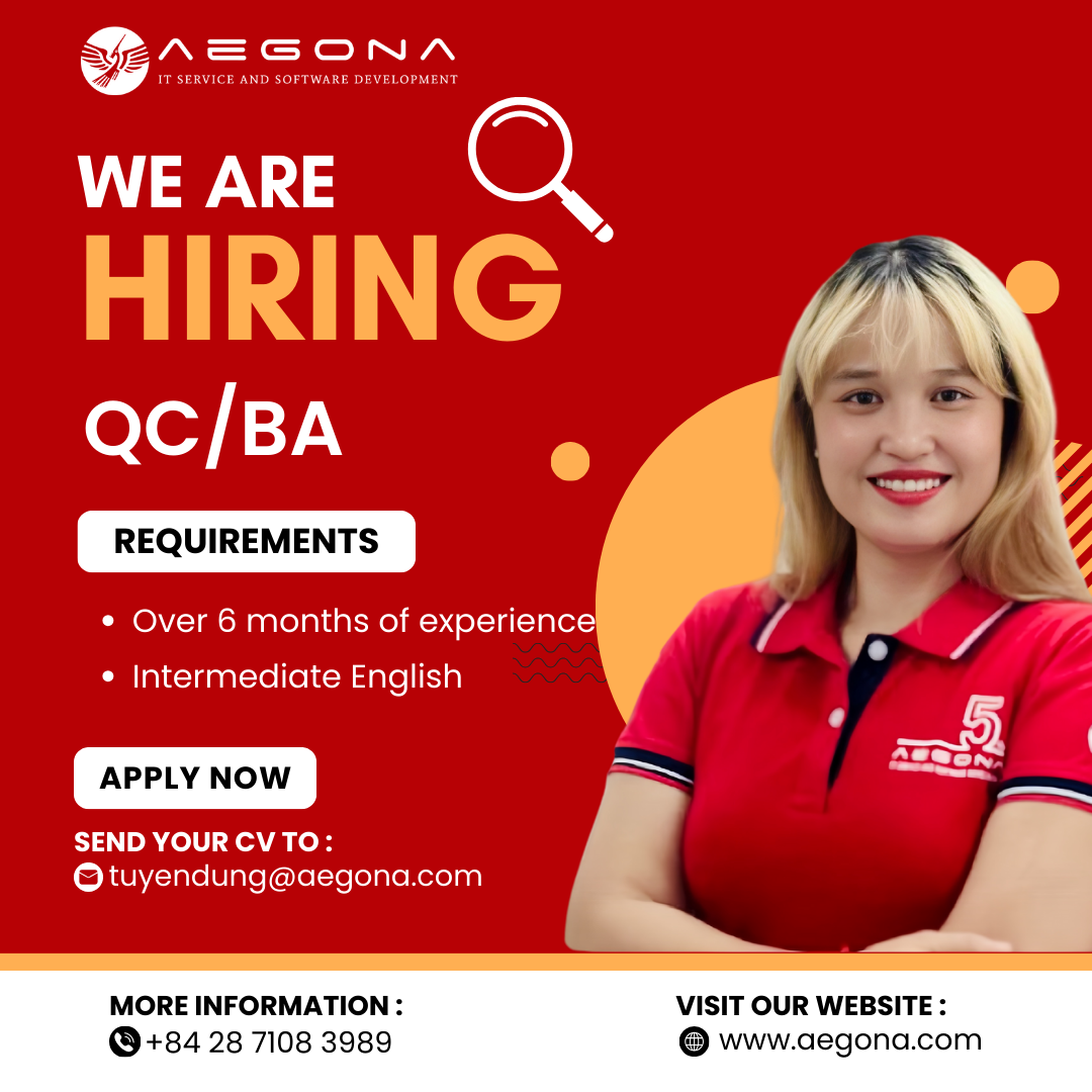 Aegona tuyển gấp nhiều vị trí trong tháng 12/2023