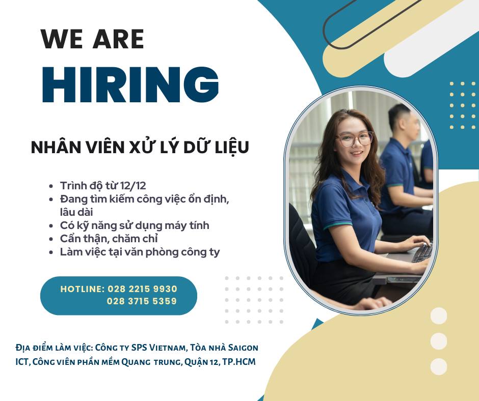 SPS tuyển dụng Nhân viên xử lý dữ liệu