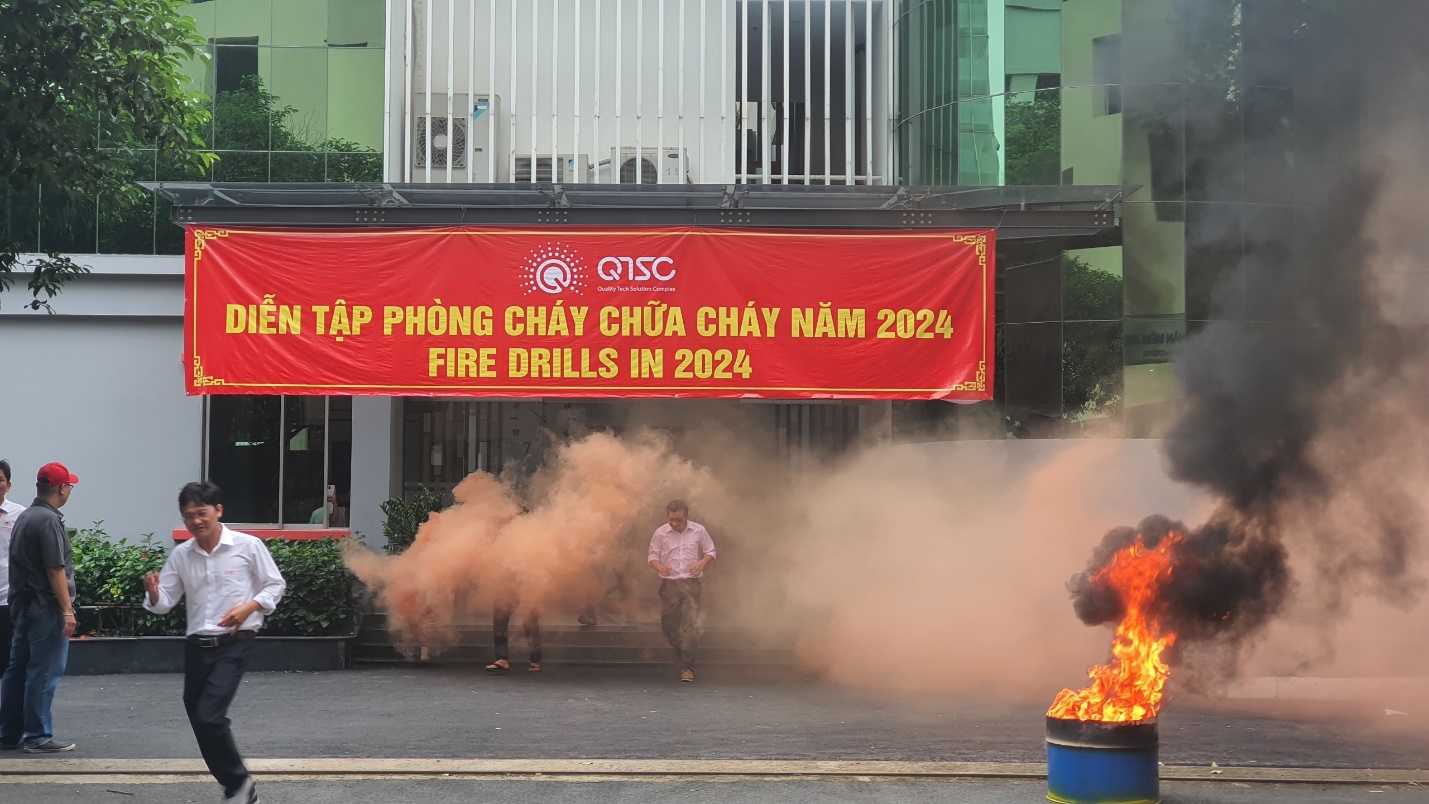 Phát hiện và thông báo cháy đến các nhân sự làm việc tại tòa nhà