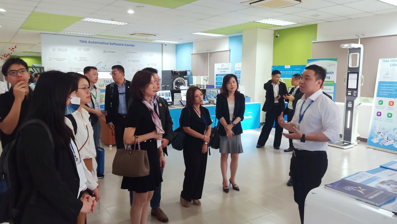 The delegation visited TMA Solutions
