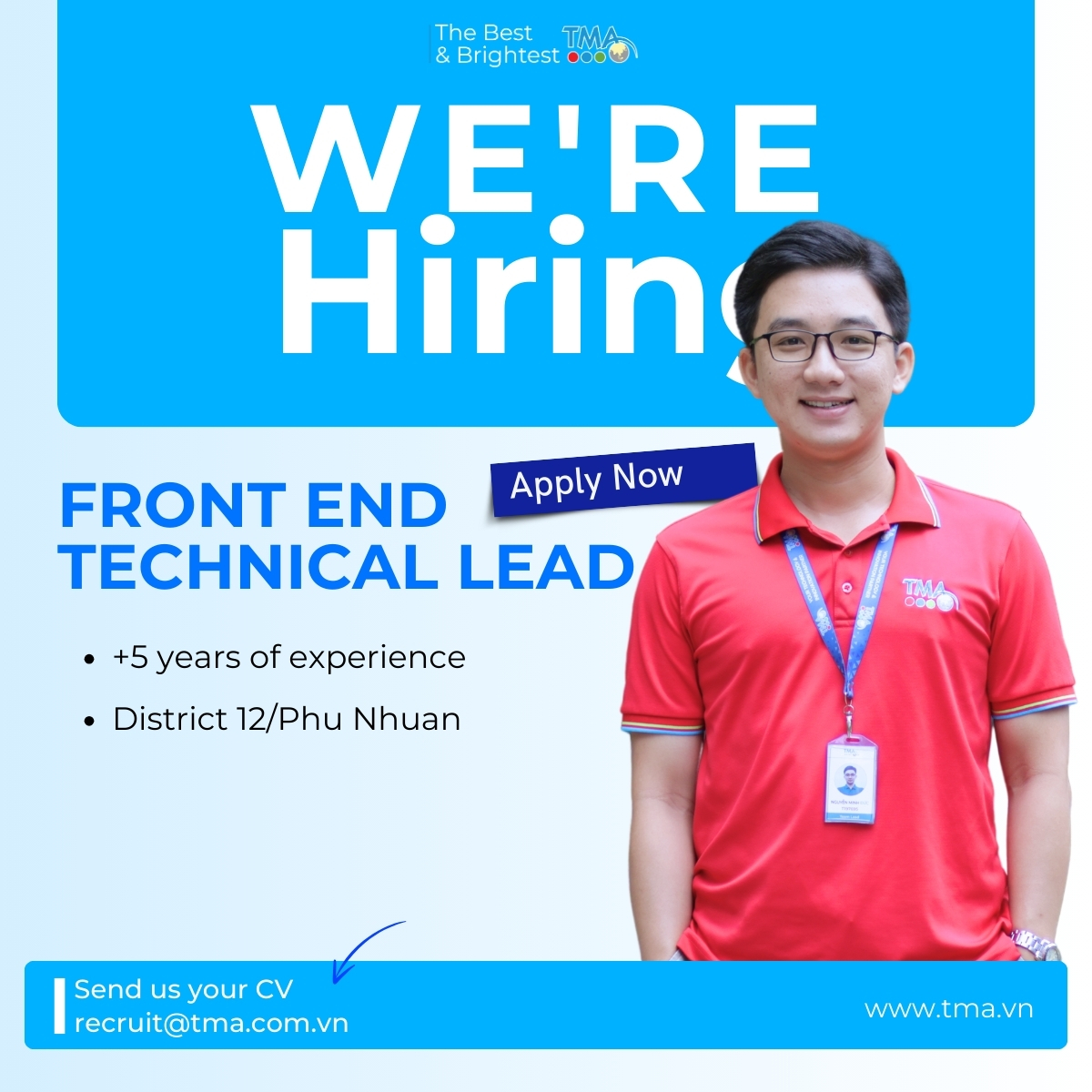 TMA is looking for Front End Technical Lead