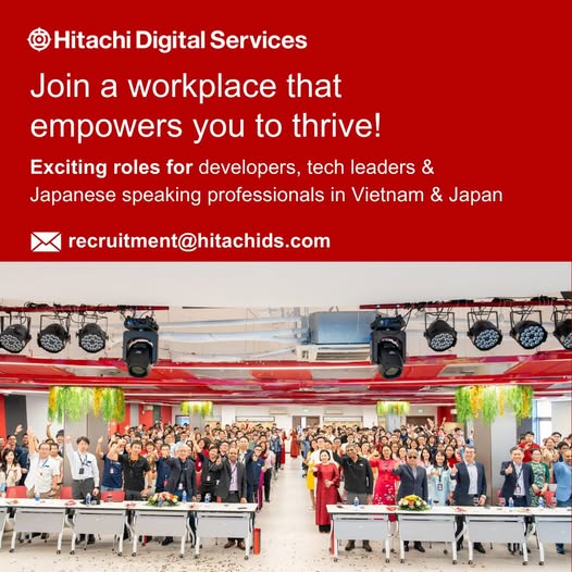 Job opportunities at Hitachi Digital Services Vietnam