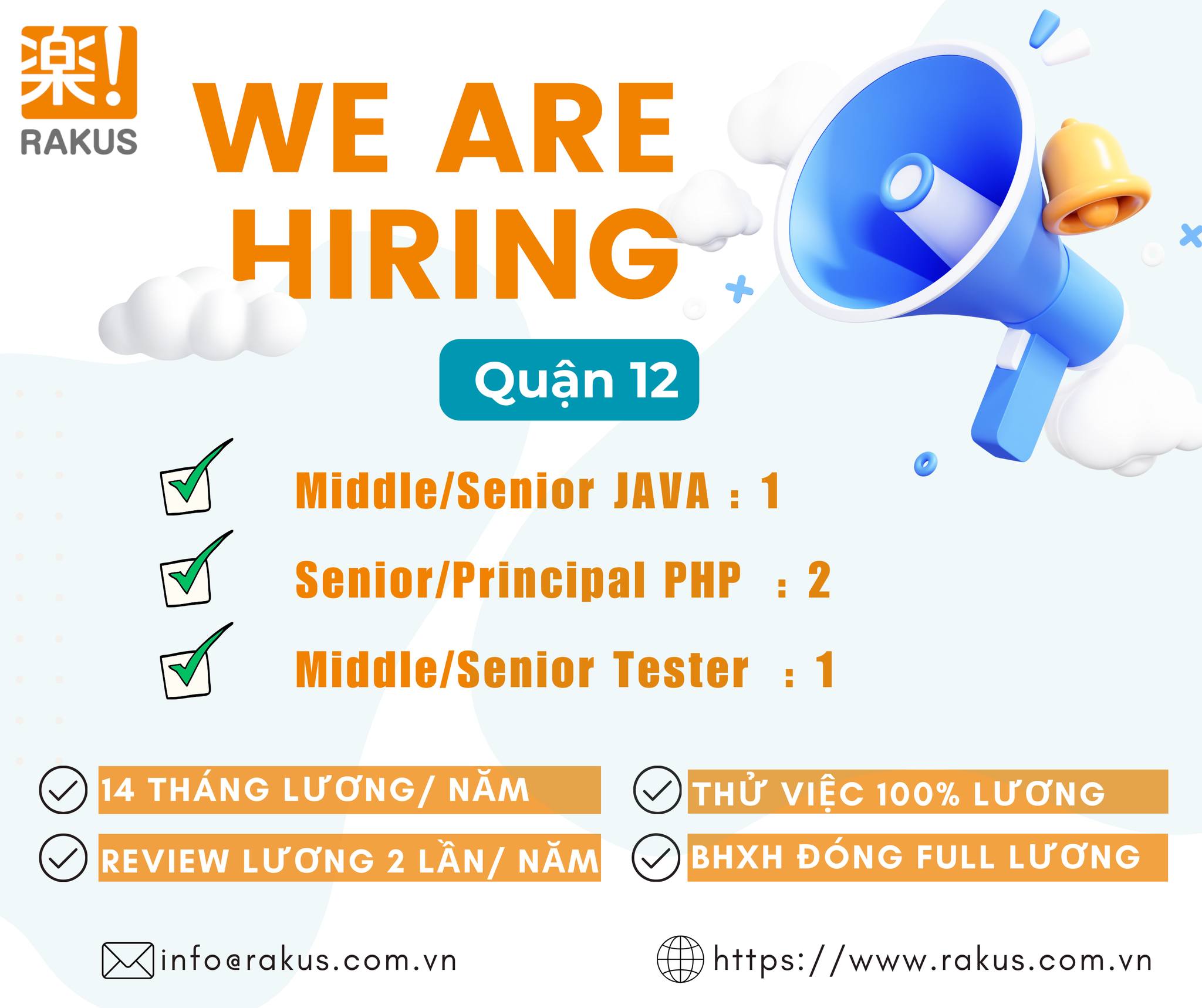 Job opportunities at Rakus