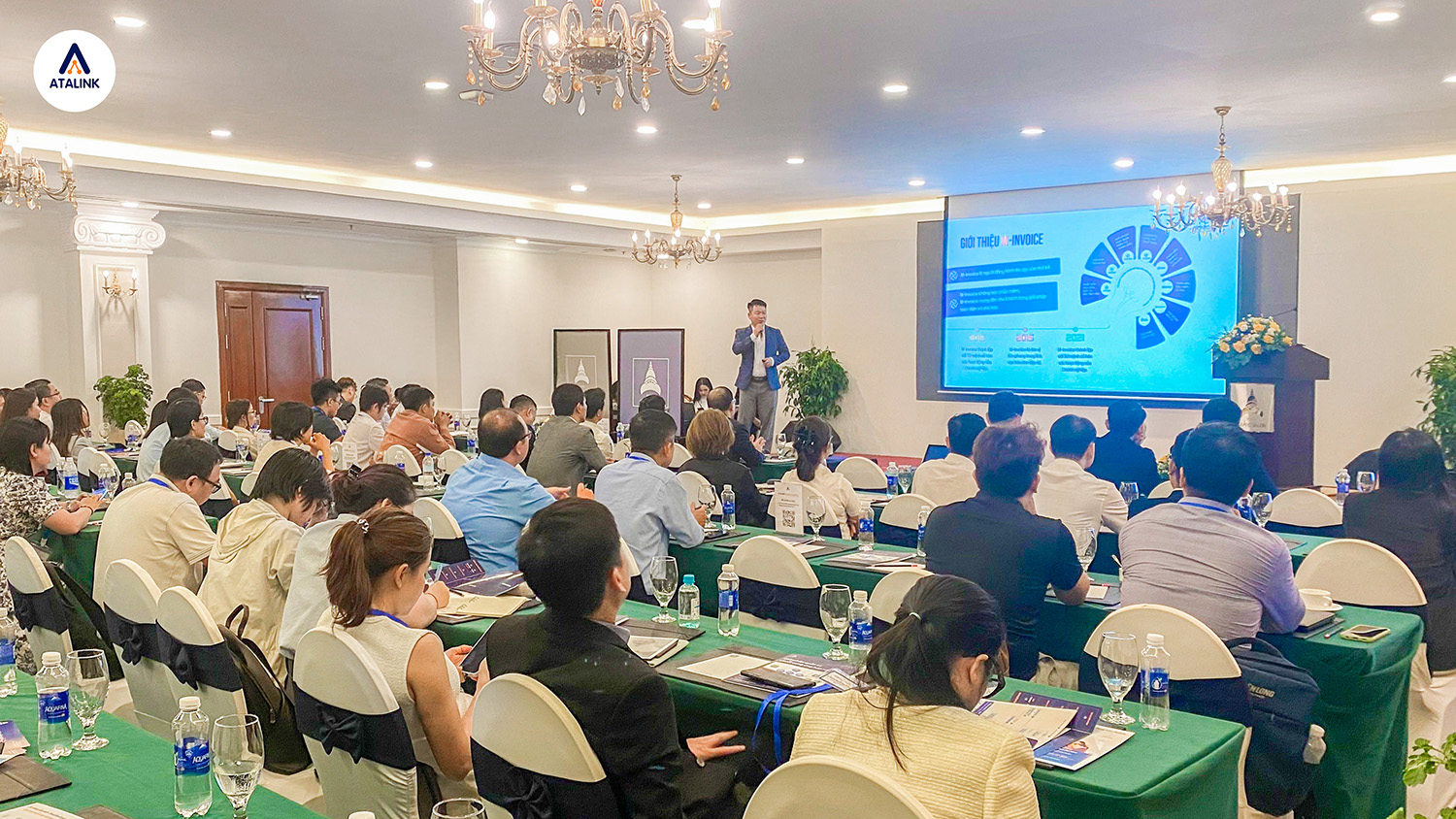 Ông Đặng Vĩnh Hà (CEO - M-invoice HCM) chia sẻ về Chủ đề 3: "Quản lý rủi ro hóa đơn trong chuỗi cung ứng"