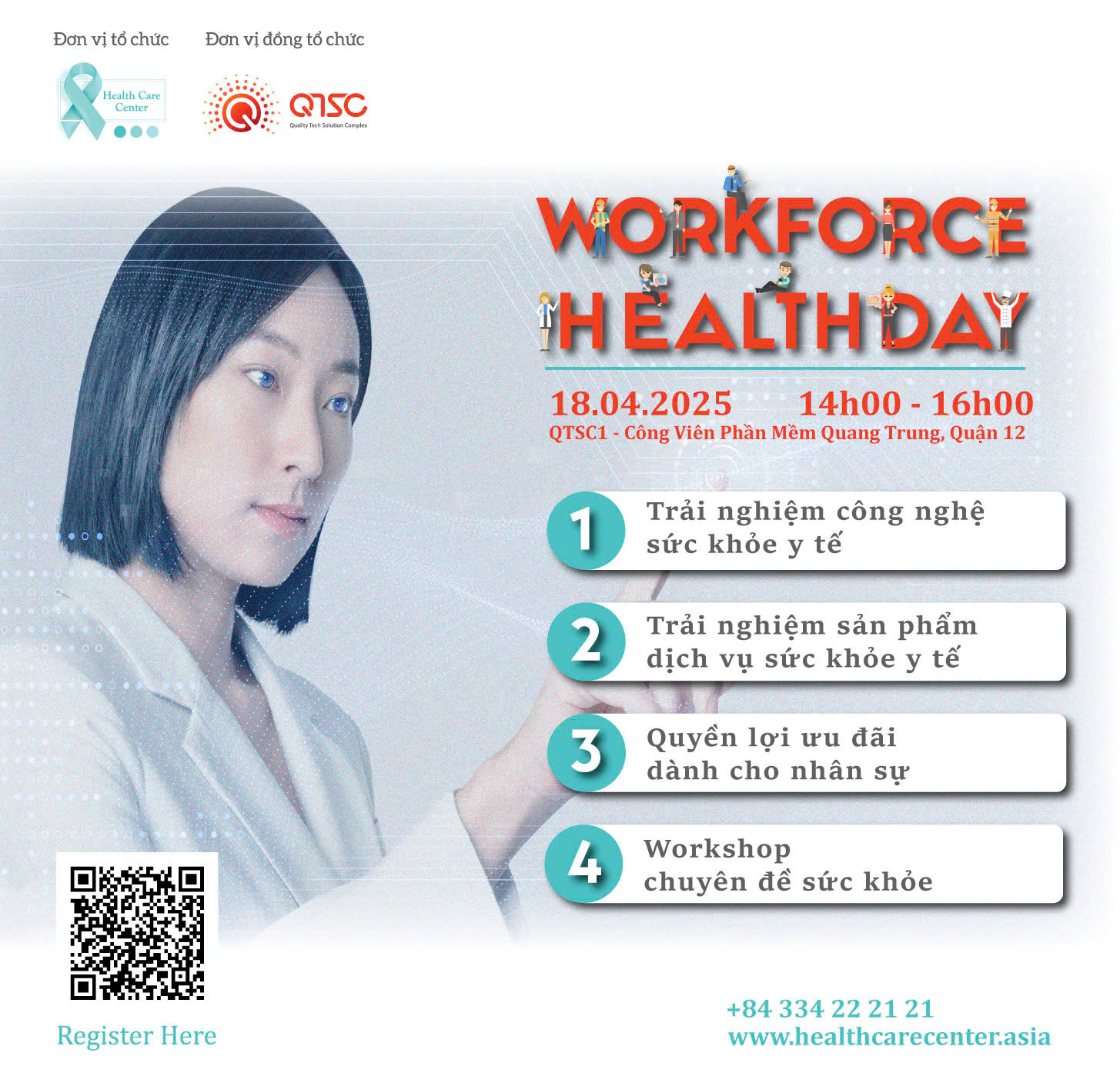 Mời tham gia chương trình Workforce Healthday 2025
