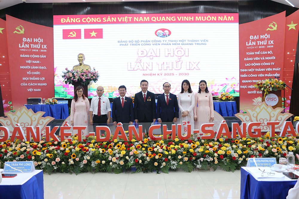 Ban Chấp hành Đảng bộ Công ty QTSC khóa mới, nhiệm kỳ 2025 – 2030