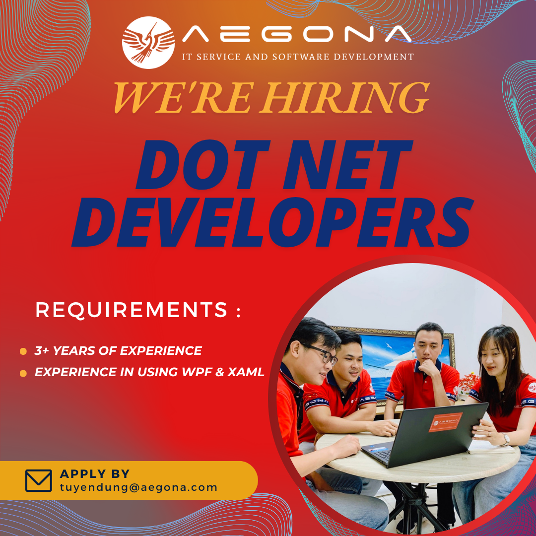 Aegona is hiring .Net Developers