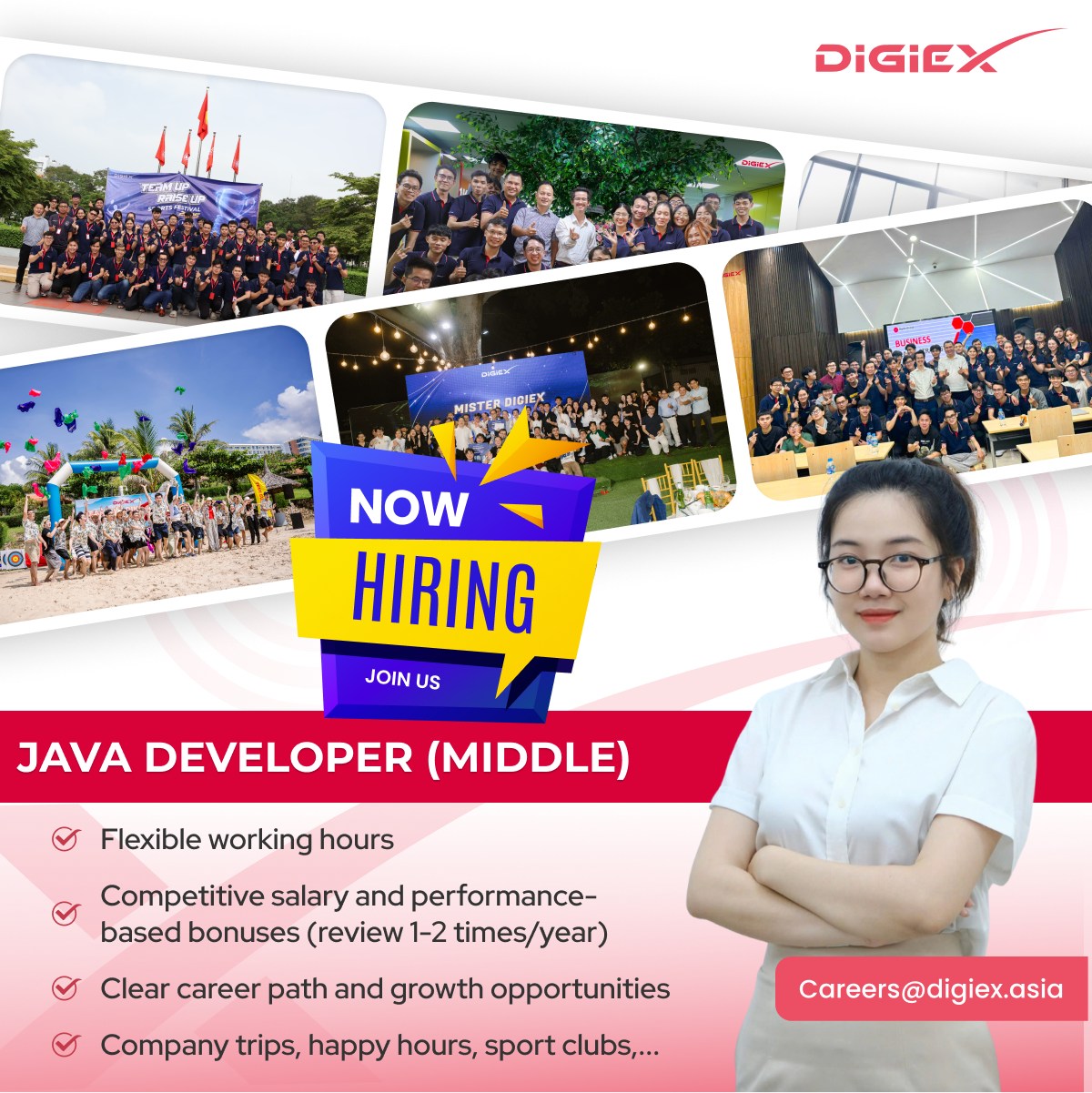 DigiEx Group tuyển dụng vị trí Java Developer (Middle)