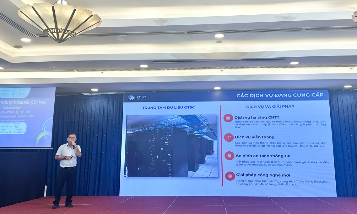 Ông Nguyễn Thanh Lâm, Trưởng Trung tâm An ninh mạng QTSC chia sẻ về an toàn thông tin