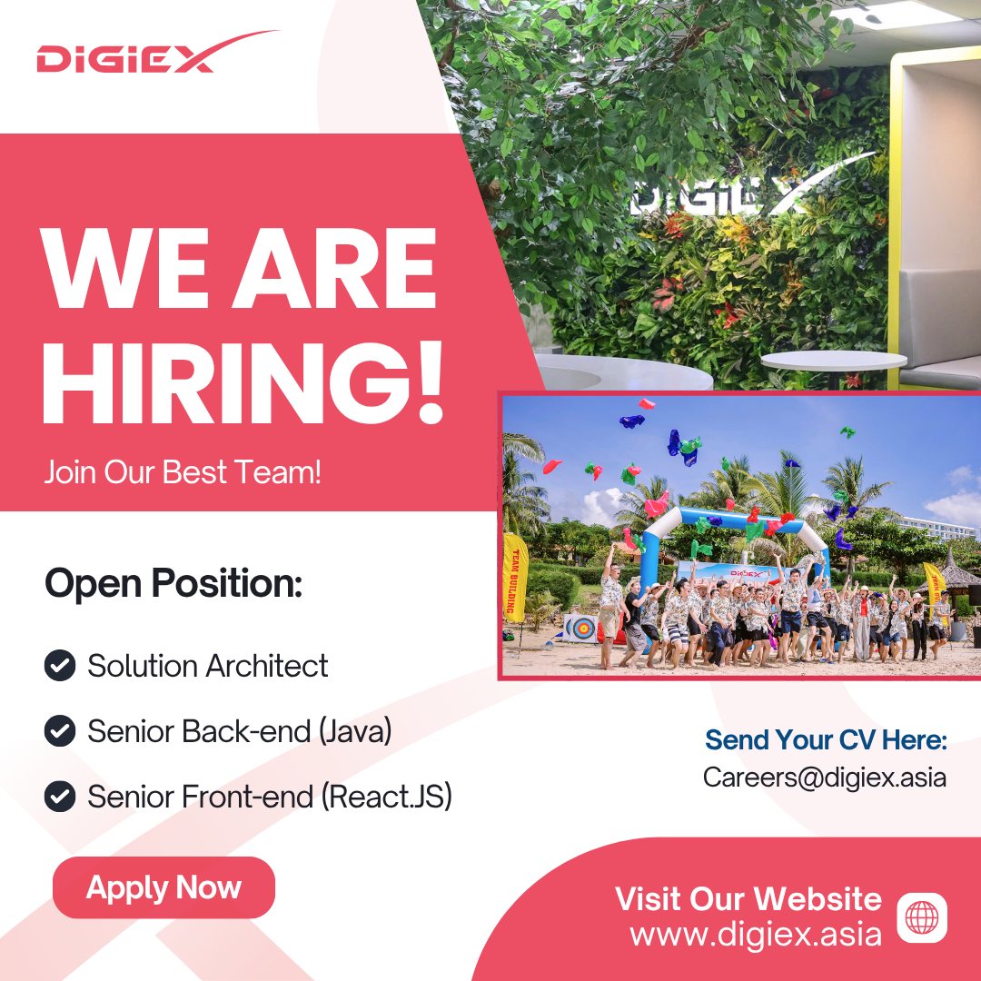 Job opportunities at DigiEx