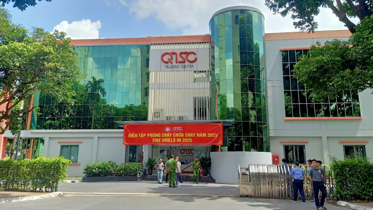 Tại tòa nhà Trung tâm Công nghệ số QTSC