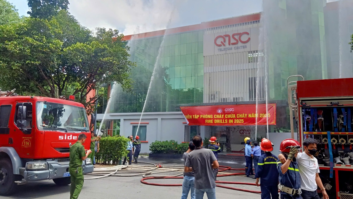 Tại tòa nhà Trung tâm Công nghệ số QTSC