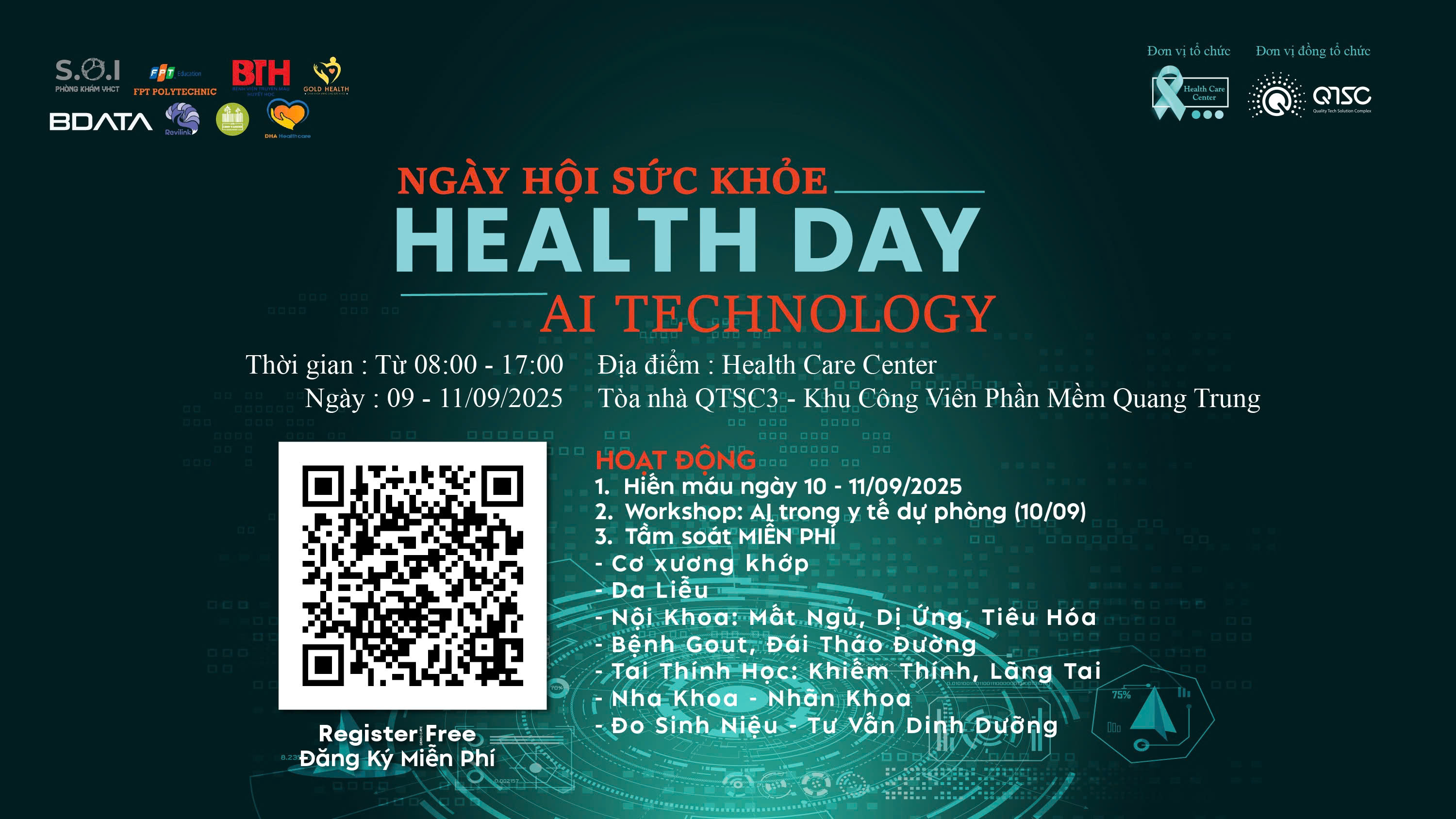Mời tham gia Ngày hội sức khỏe Health Day 2025