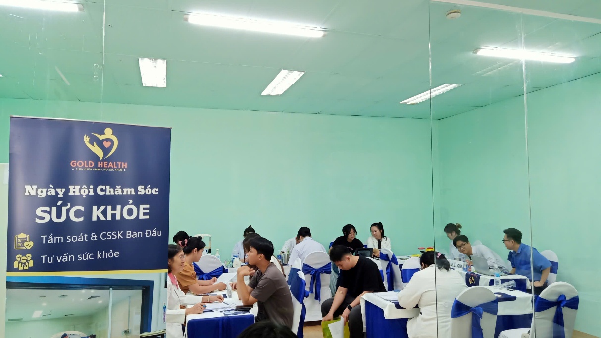 Các hoạt động tầm soát và tư vấn sức khỏe diễn ra tại HCC, tòa nhà QTSC Building 3