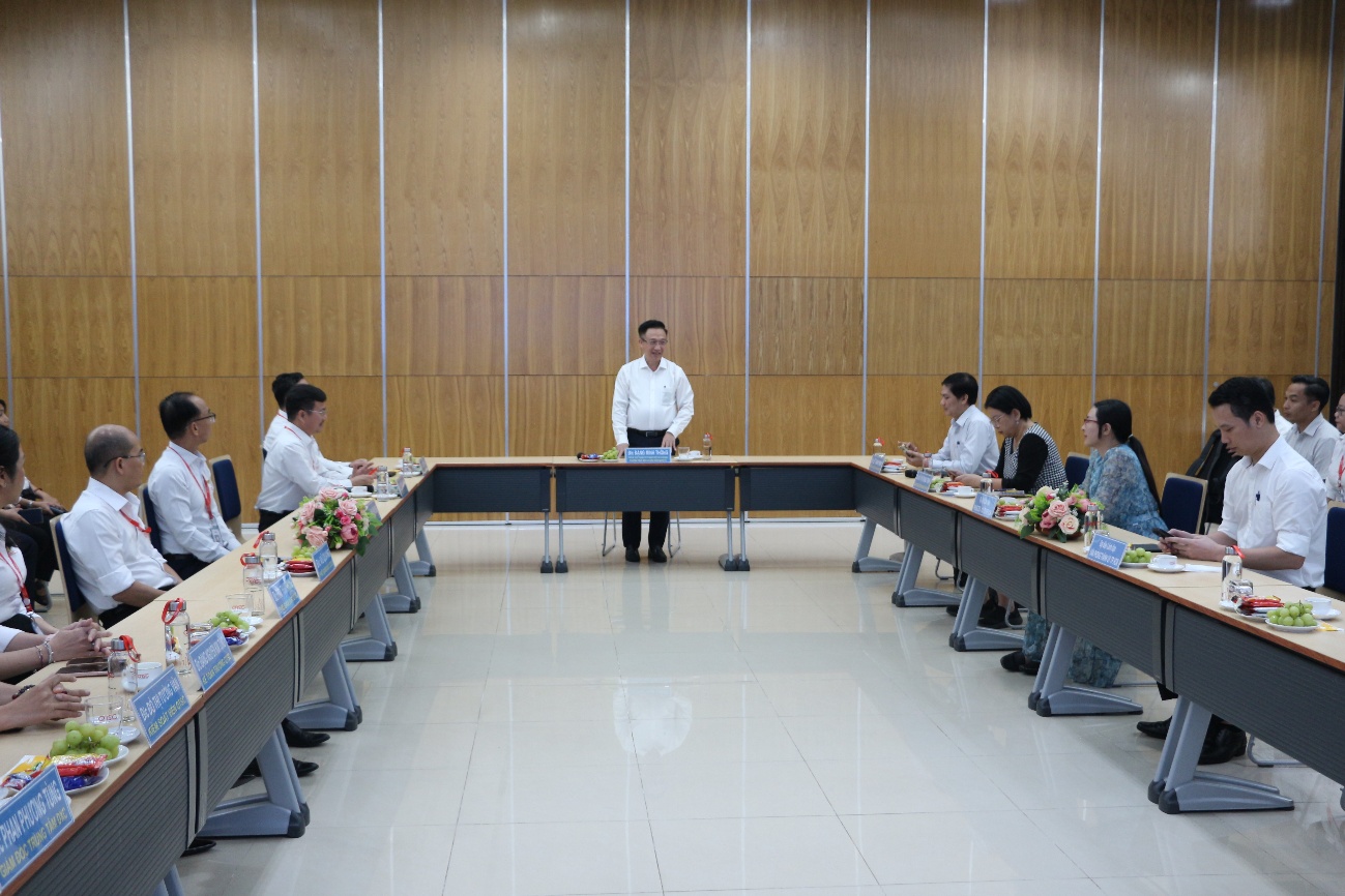 Đồng chí Đặng Minh Thông – Phó Bí thư Thành ủy TP.HCM phát biểu tại buổi làm việc