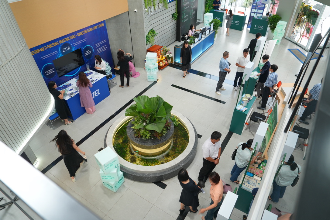 Không gian triển lãm các giải pháp công nghệ nổi bật của các startup và thành viên SoiHub