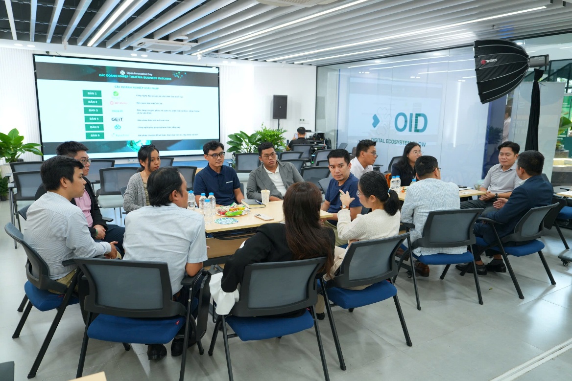 Hoạt động business matching giữa doanh nghiệp và startup