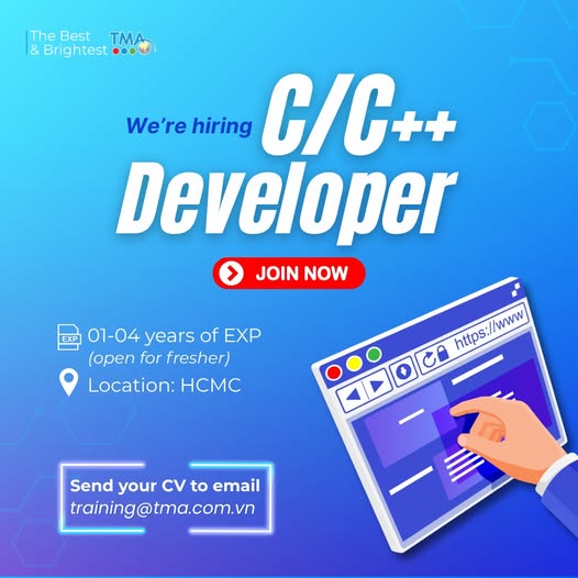 TMA tuyển vị trí C/C++ Developer