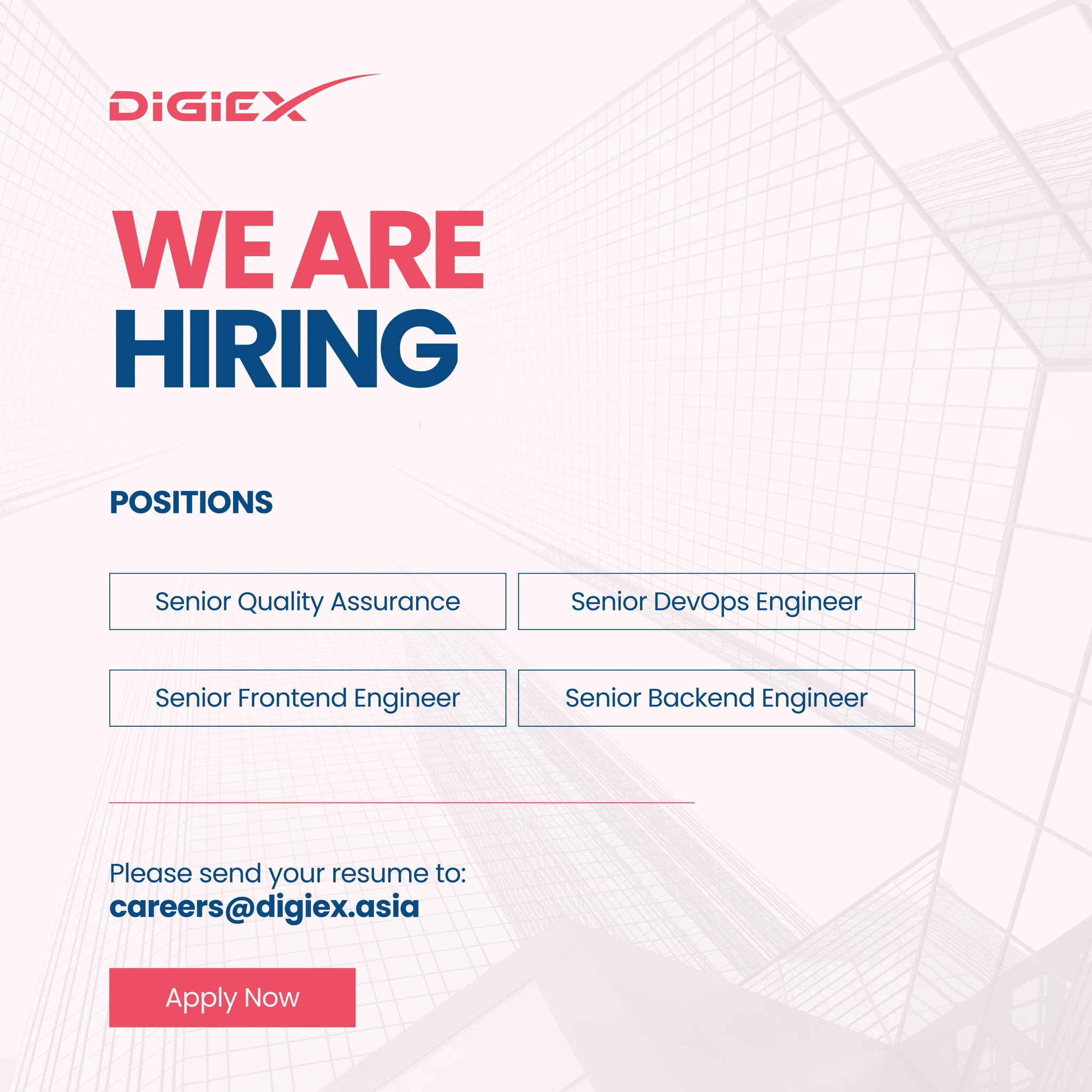 Job opportunities at DigiEx Group